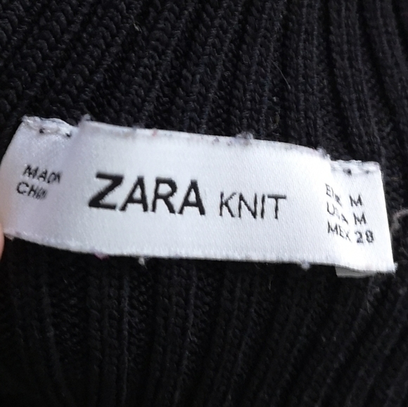 Zara Knit Ribbed Tube Skirt Medium - Picture 7 of 8